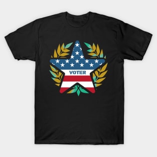 Retro American Elections Supportive Messages Tee Shirts T-Shirt